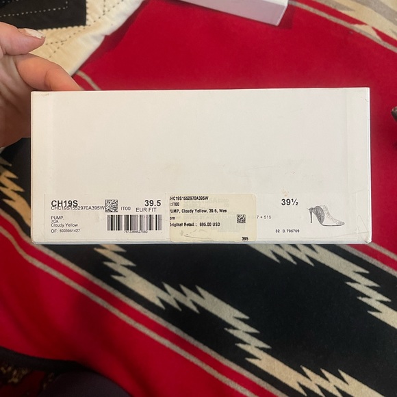 Authentic Chloé New With box, Worn once✨ Cloudy Yellow Mules 39.5 - Picture 3 of 4